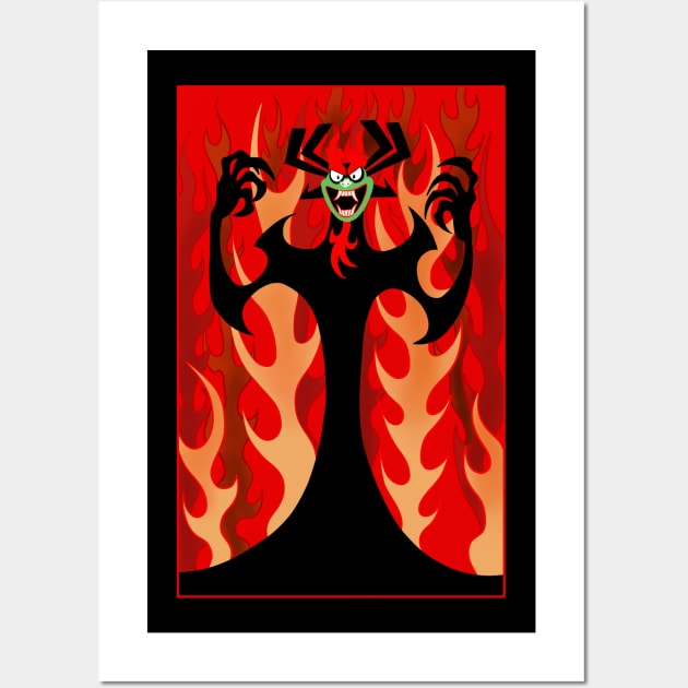 The Mighty Aku Wall Art by tabslabred